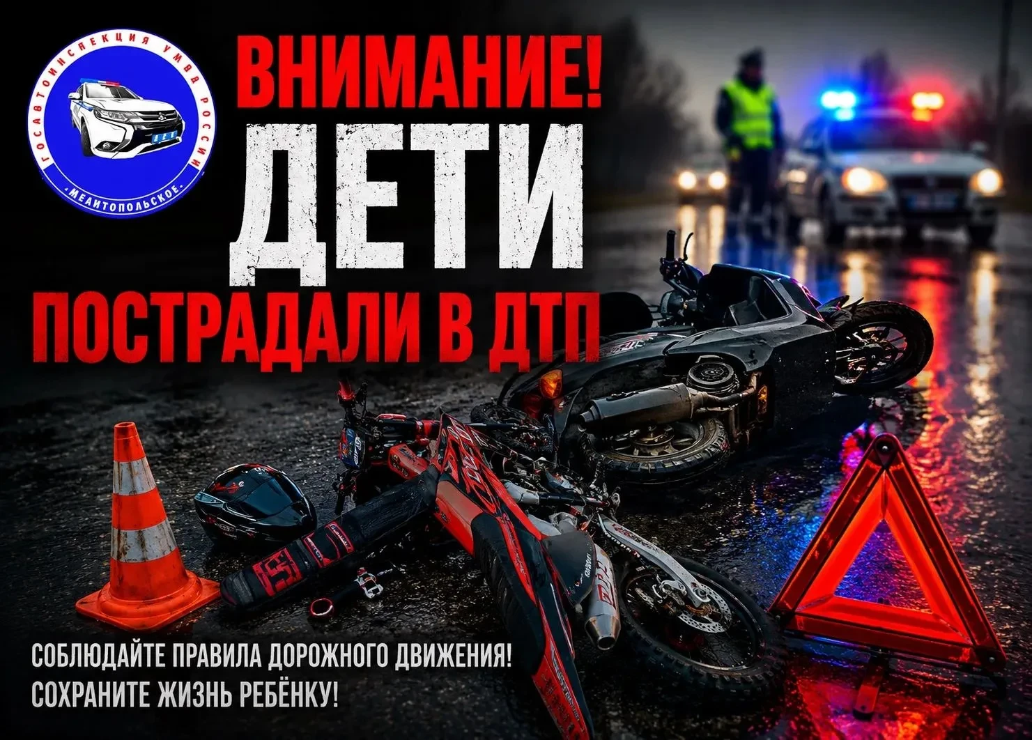 ⚠Несовершеннолетние водители пострадали в трех ДТП в Мелитополе и Бердянске.

26 июля в Мелитополе Д