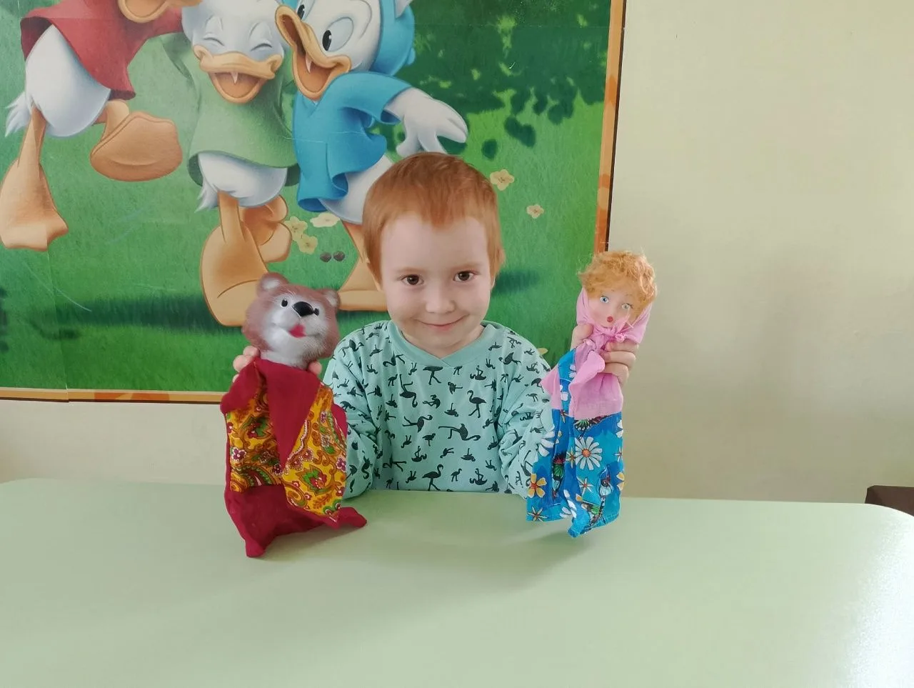 Показ сказки "Маша и медведь"