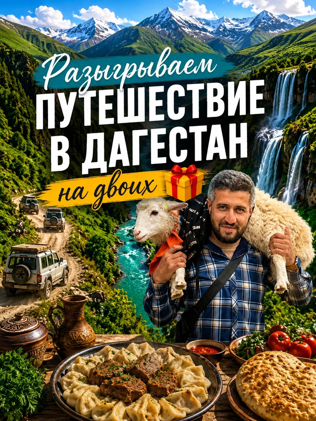 Вы готовы выиграть путешествие в Дагестан? 🎉