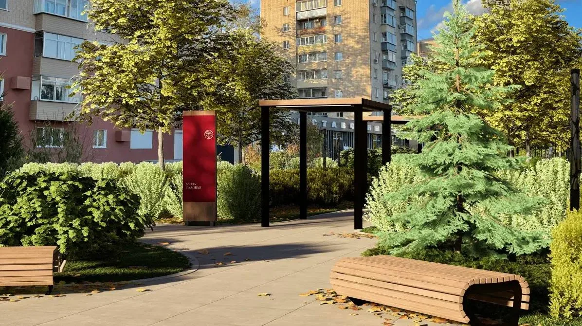 В самом центре Благовещенска разобьют цветущий сад с «зелёными кабинетами»