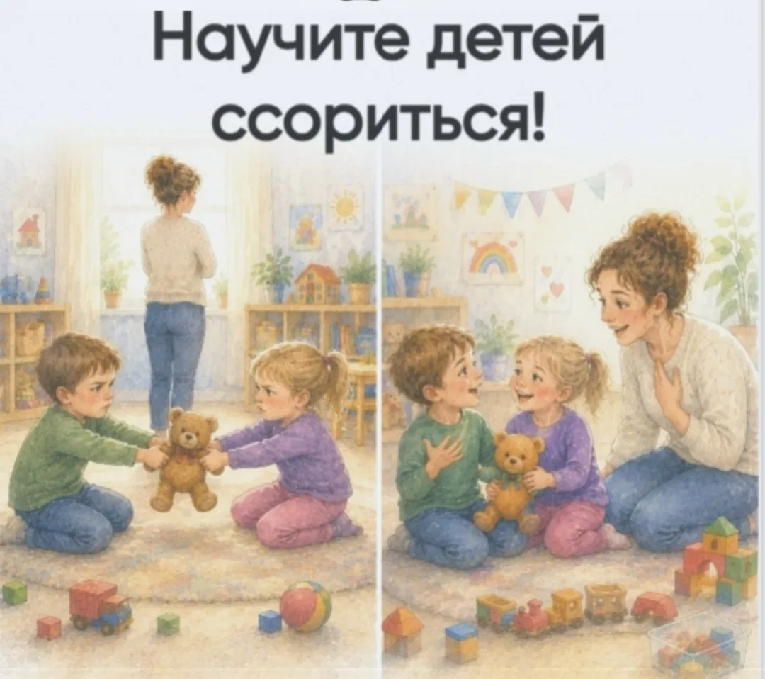Мы учим детей дружить. А вот ссориться — почти никогда. Хотя именно во время ссор дети ...
