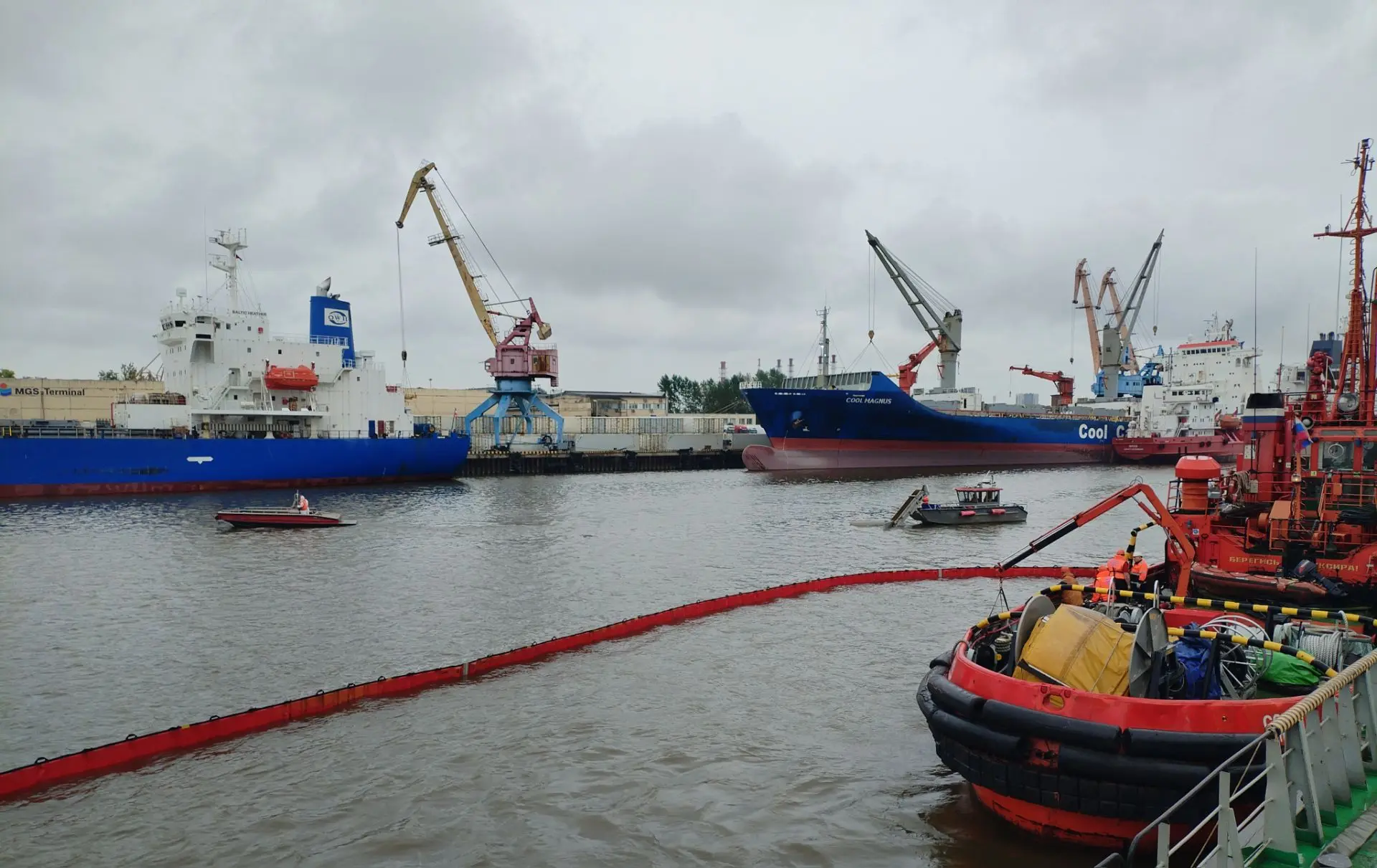 ⚓️️ Спасатели Балтийского филиала ФГБУ «Морспасслужба» провели совместное со специалист...