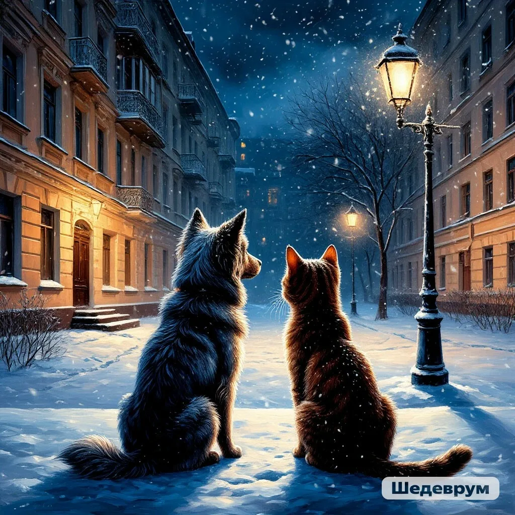 Зимний вечер. Тишина.