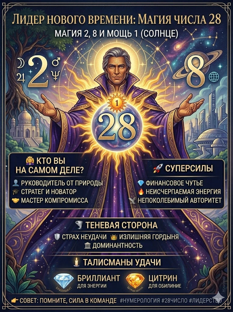 🦁 Лидер нового времени: Магия числа 28