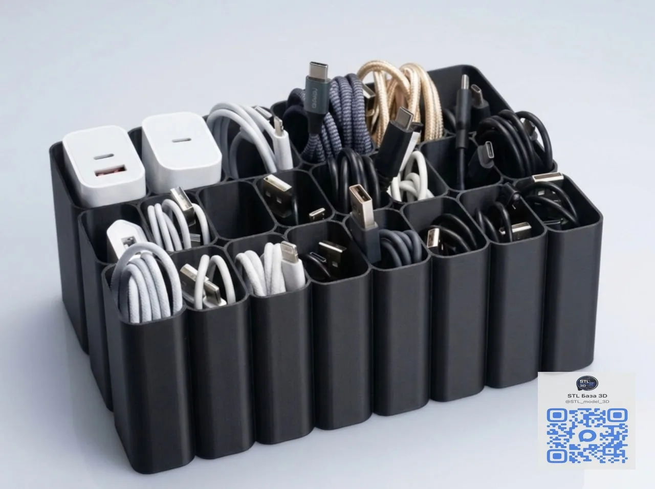 💭 Органайзер для USB-кабелей