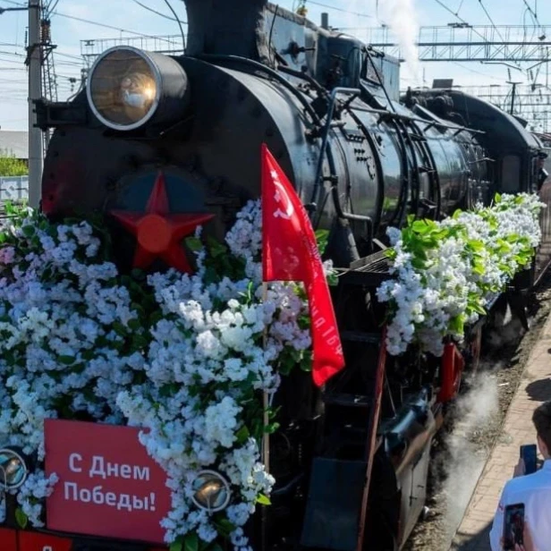 🚂 «Поезд Победы» снова приедет в Курган!    Ретропоезд на паровой тяге прибудет в наш город 7 мая в 