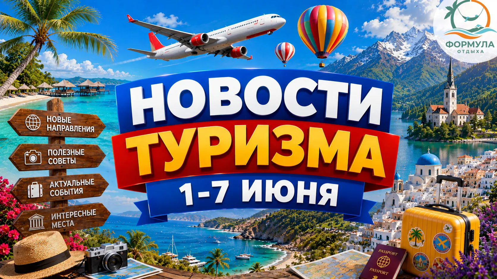 🌍 Что нового произошло в мире путешествий с 1 по 7 июня?