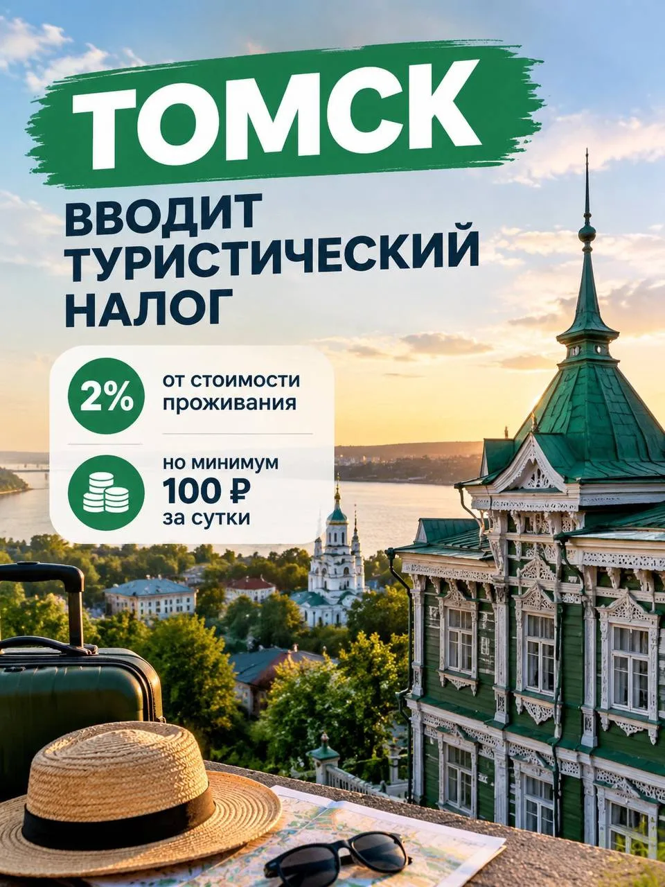 🏨Томск вводит туристический налог