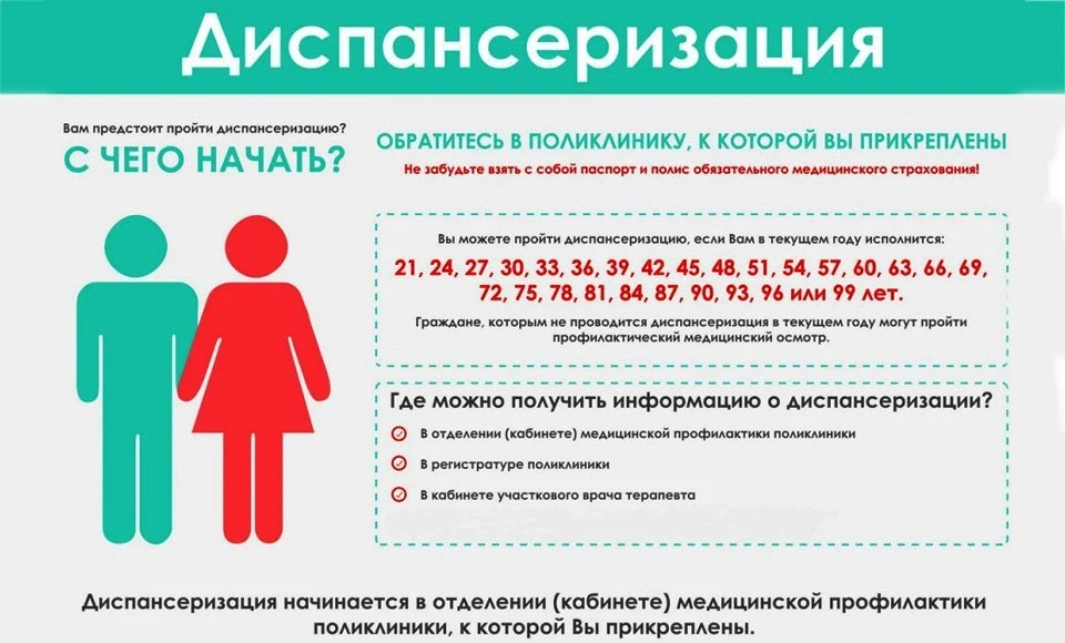 👥 Рекомендуем пройти плановую диспансеризацию для оценки состояния здоровья. 

⭕️ Профилактические 