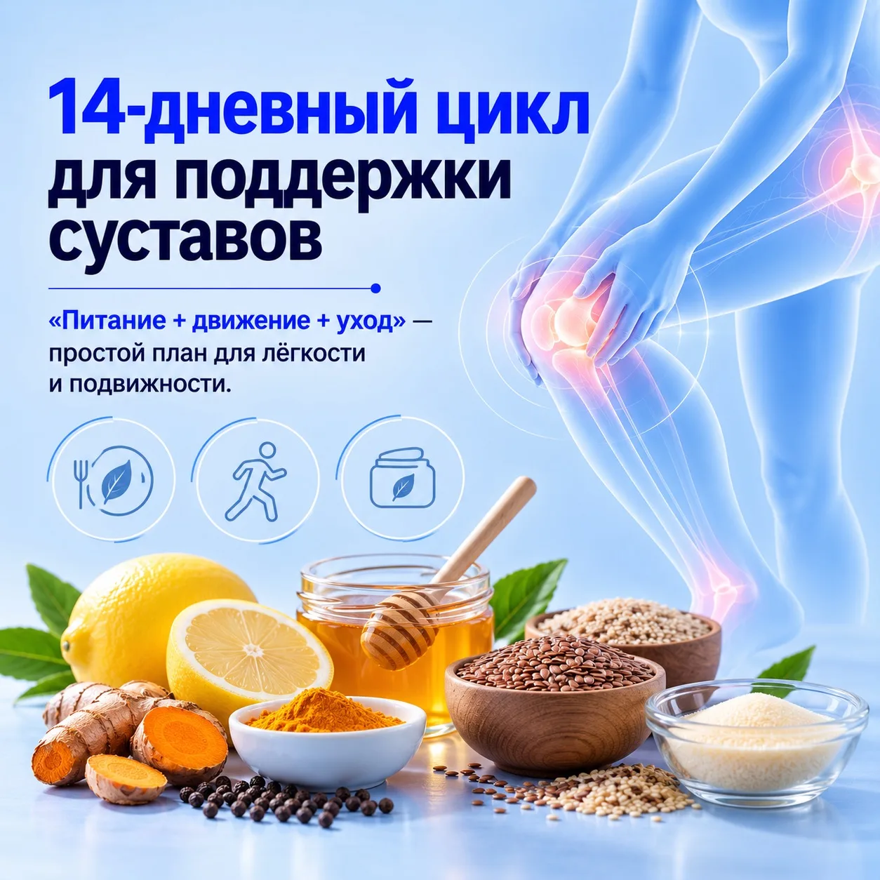 🔥 14-дневный цикл для поддержки суставов