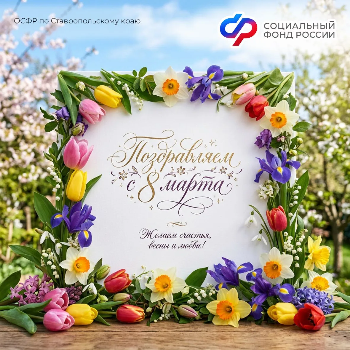 Дорогие жители и гости Ставрополья!  🌷🌸🌹Примите искренние поздравления с прекрасным праздником весны
