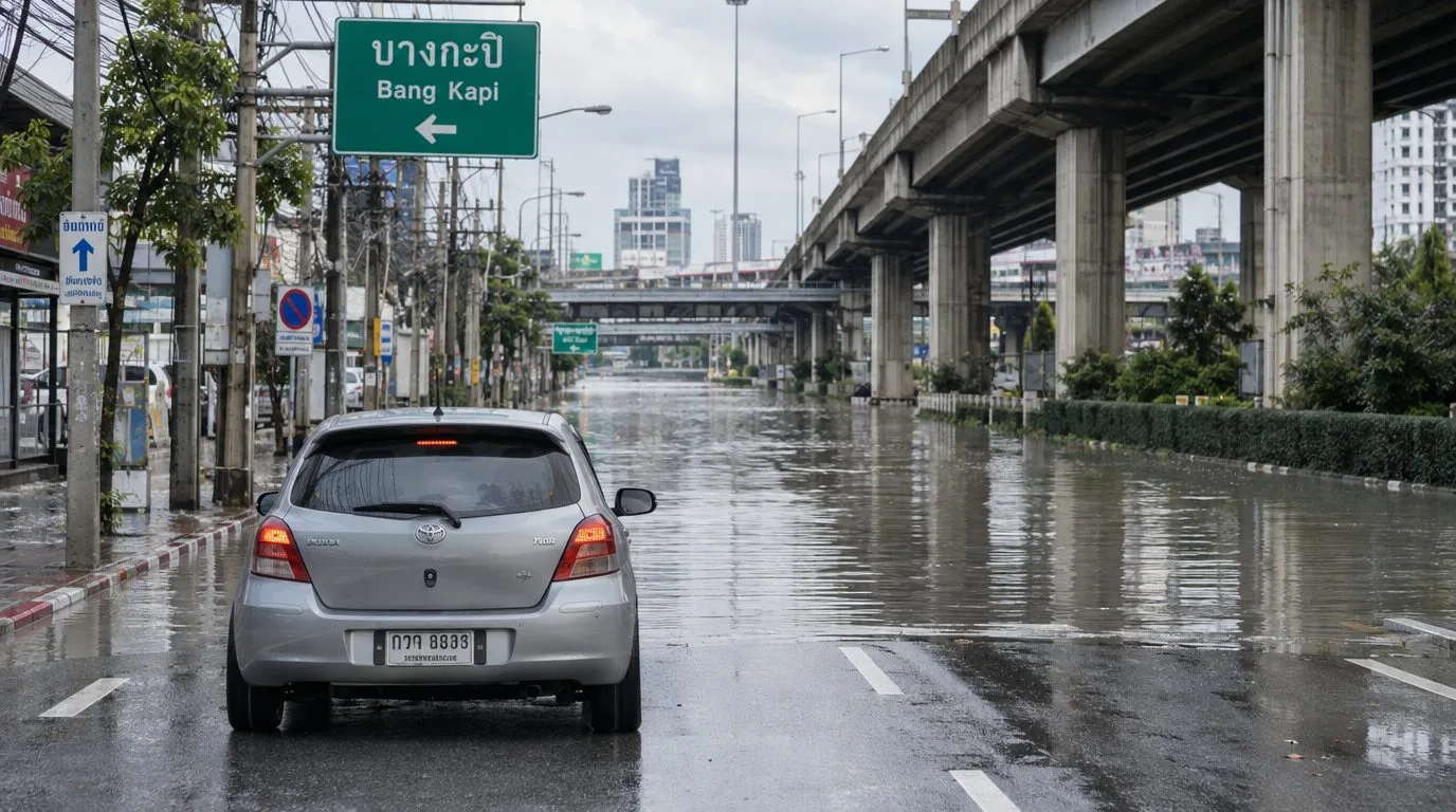 Вода поднимается: в Таиланде полностью перекрыты 56 участков магистралей