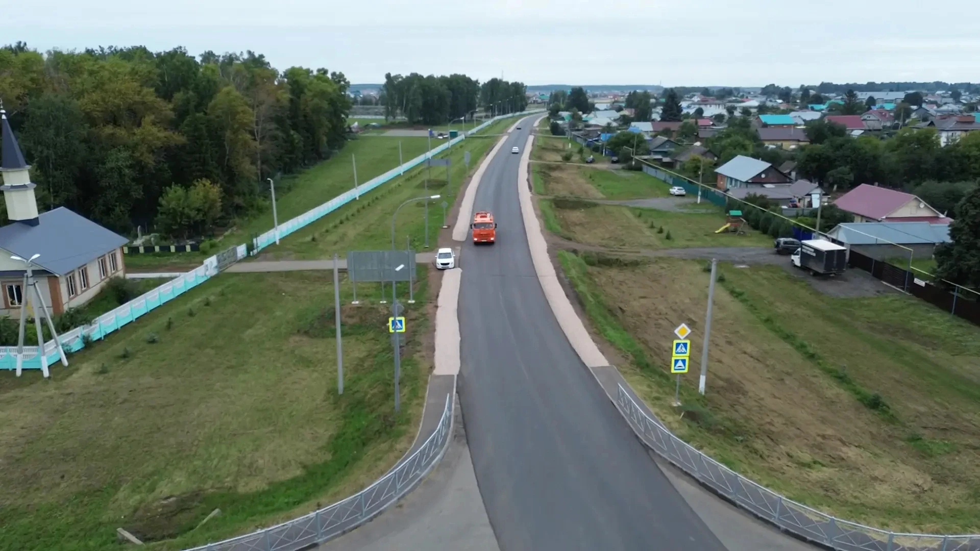 Обновленная дорога в Мензелинске уже служит людям