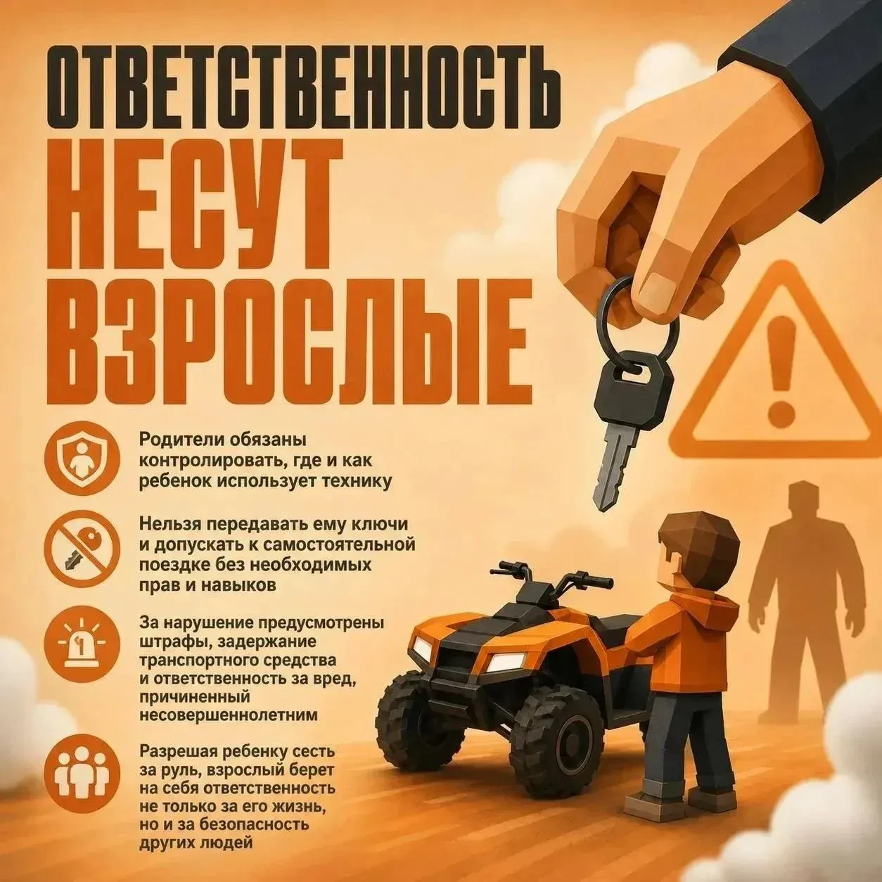 📍Квадроцикл не прощает ошибок📍⚠️Покупая квадроцикл, важно думать не только о впечатле...