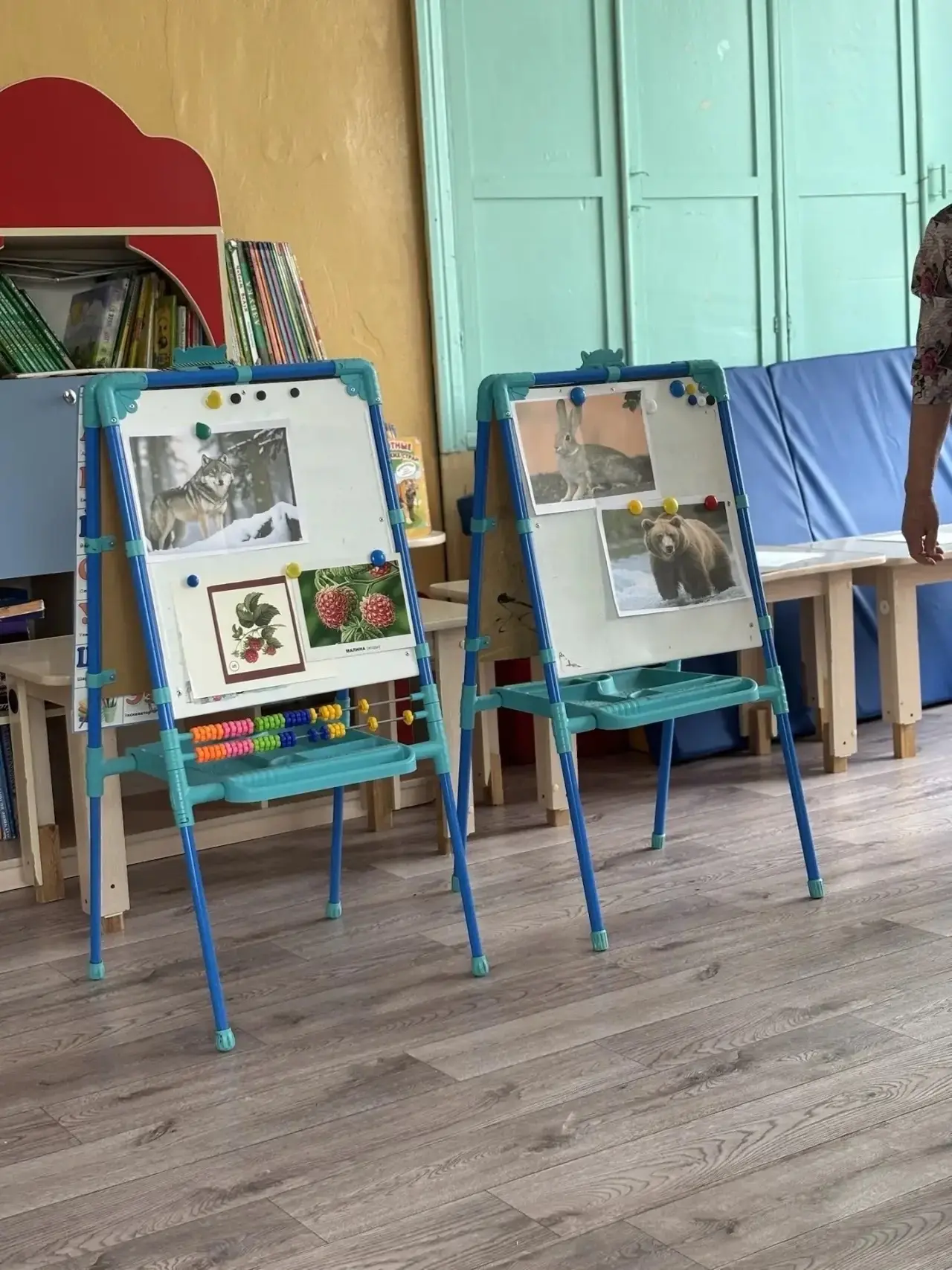 🧸Зверята в гостях у ребят
