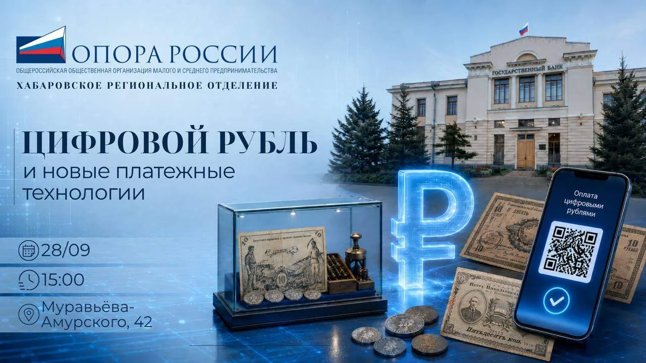 🪙 Цифровой рубль и современные платежи: встреча для предпринимателей