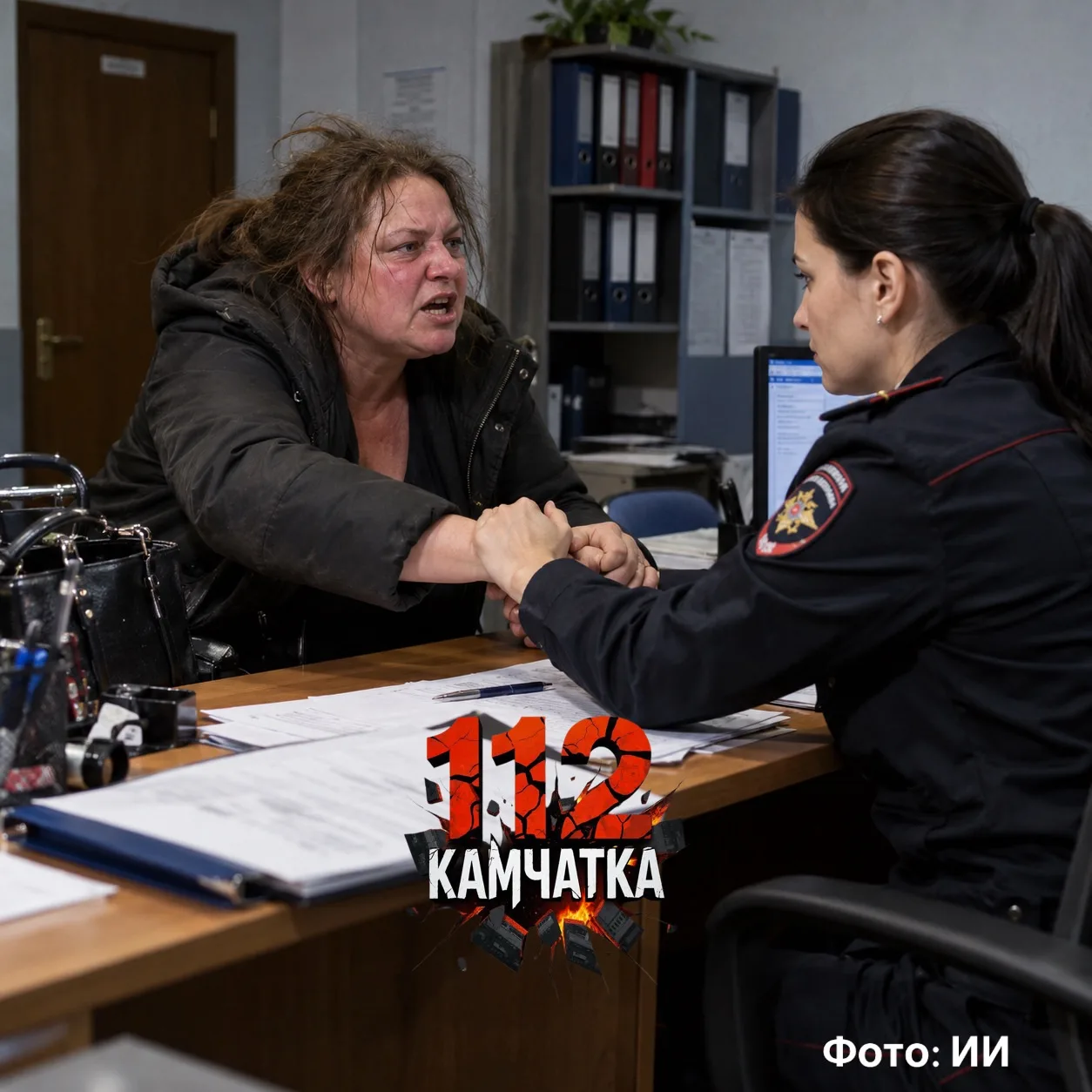 Пьяная посетительница набросилась на участковую — получила год условно