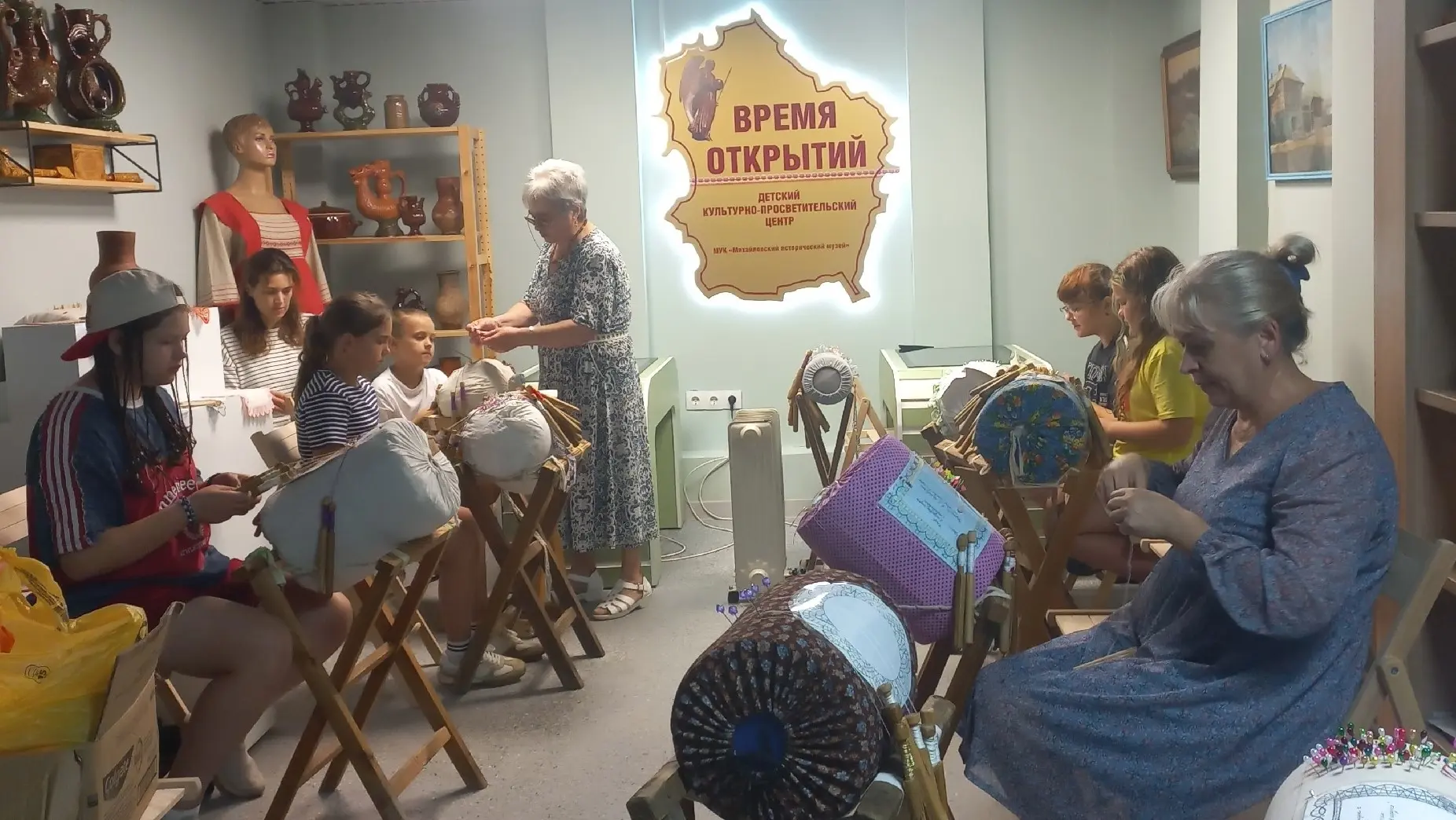 23 августа в Михайловском историческом музее состоялось очередное занятие кружка по кру...