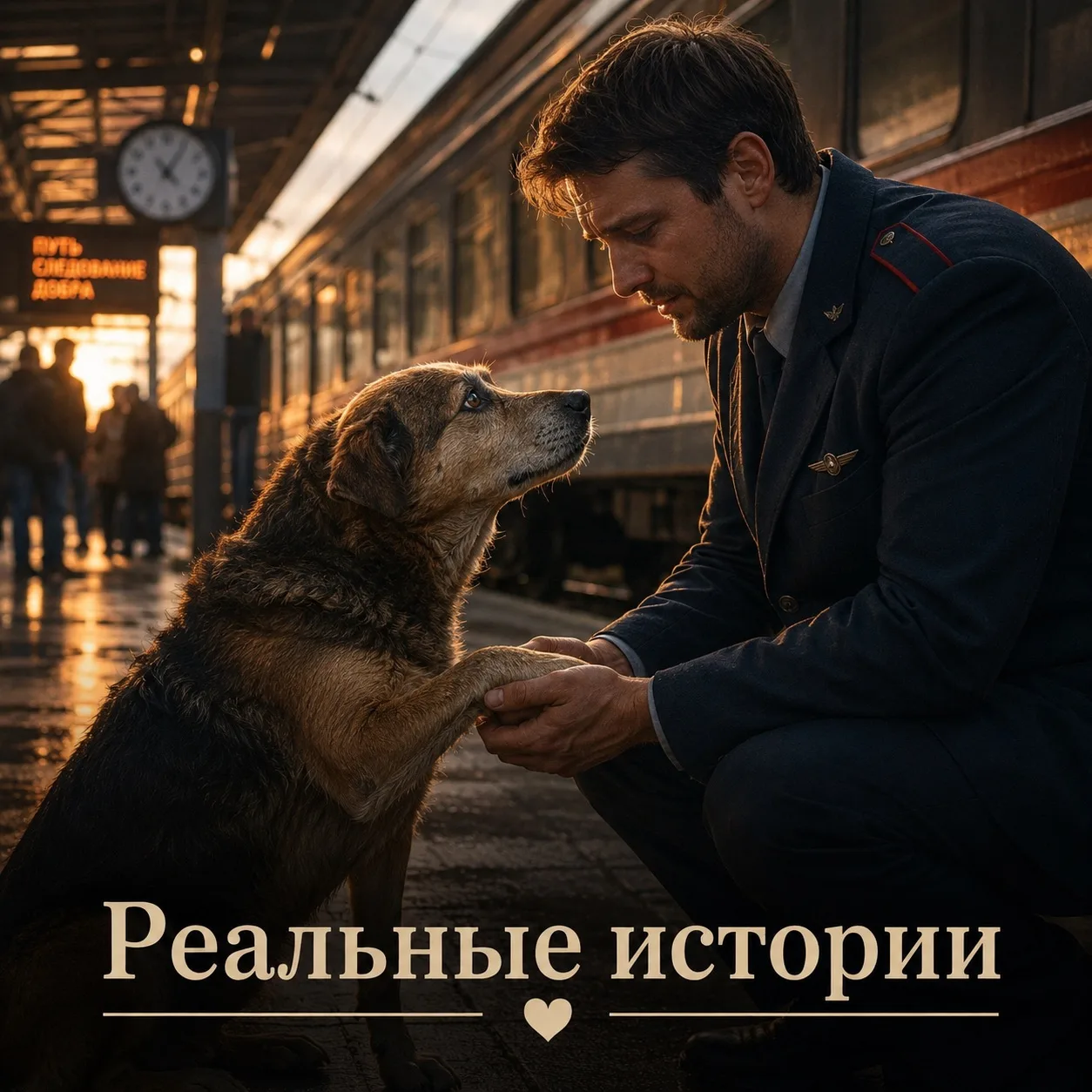 🚂 Пёс на вокзале каждый день бросался к одному и тому же поезду. Люди думали, что он п...