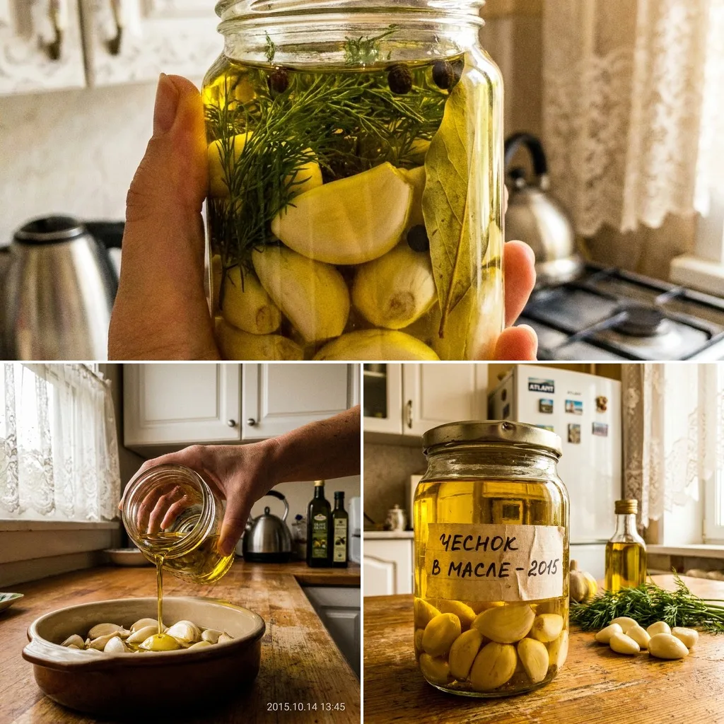 🫒 ЧЕСНОК В МАСЛЕ