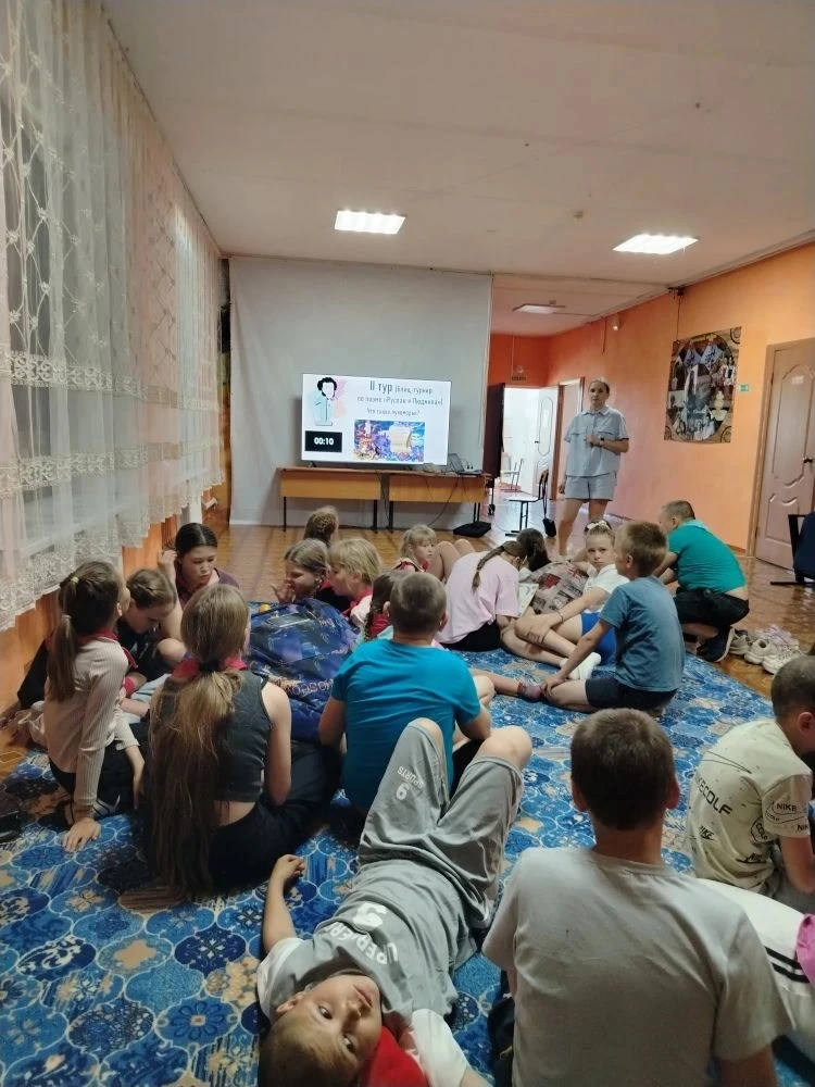 Добрый день!!!
Пятый день в лагере «Степные Робинзоны» прошел очень продуктивно.
Утро началось с инф