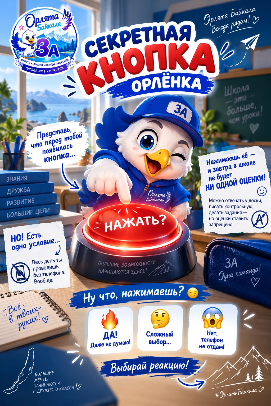 🔴 СЕКРЕТНАЯ КНОПКА ОРЛЁНКА