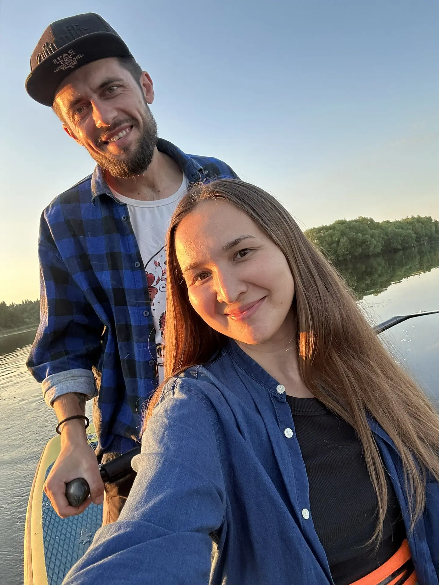 Одним летним, июньским вечером у нас с мужем случилось свидание на воде 😊❤️ ВДВОЕМ!