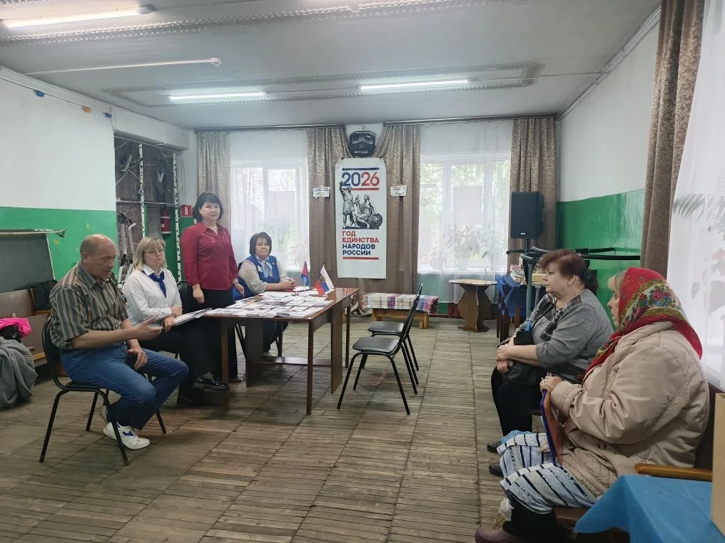 Встреча с населением д. Эдон