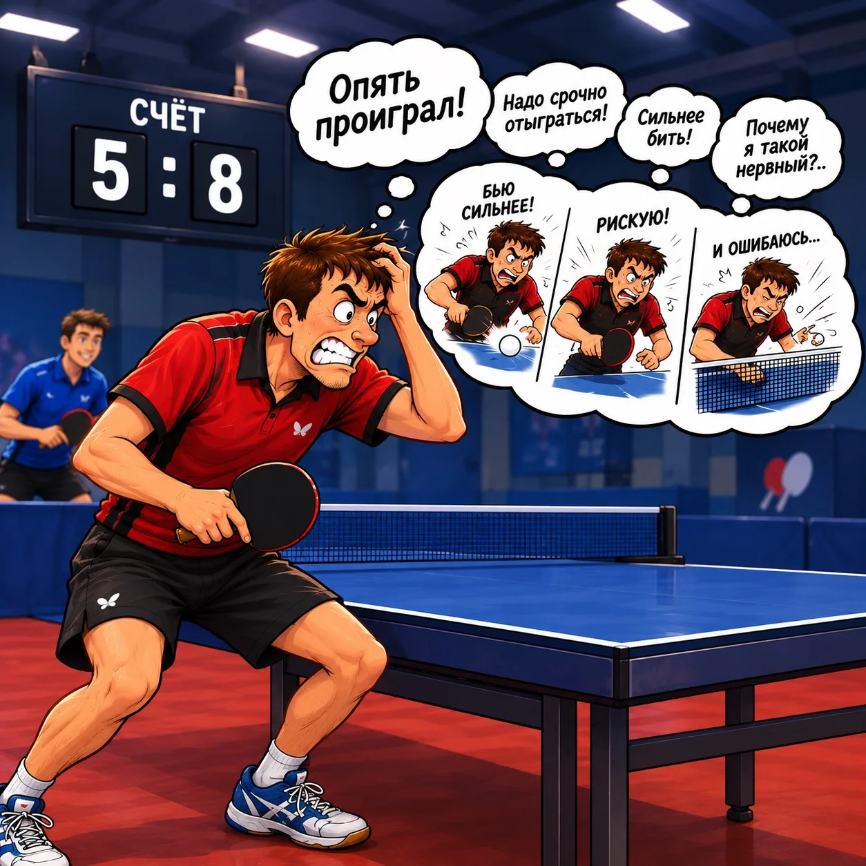 🏓 Что делать после трёх проигранных очков подряд?