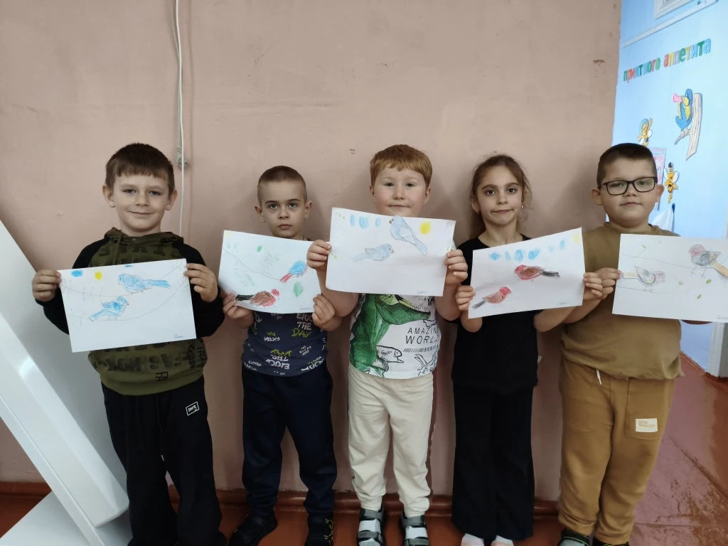 Участие подготовительной группы "Буратино"во Всероссийской акции "День птиц"   (1 апреля)
