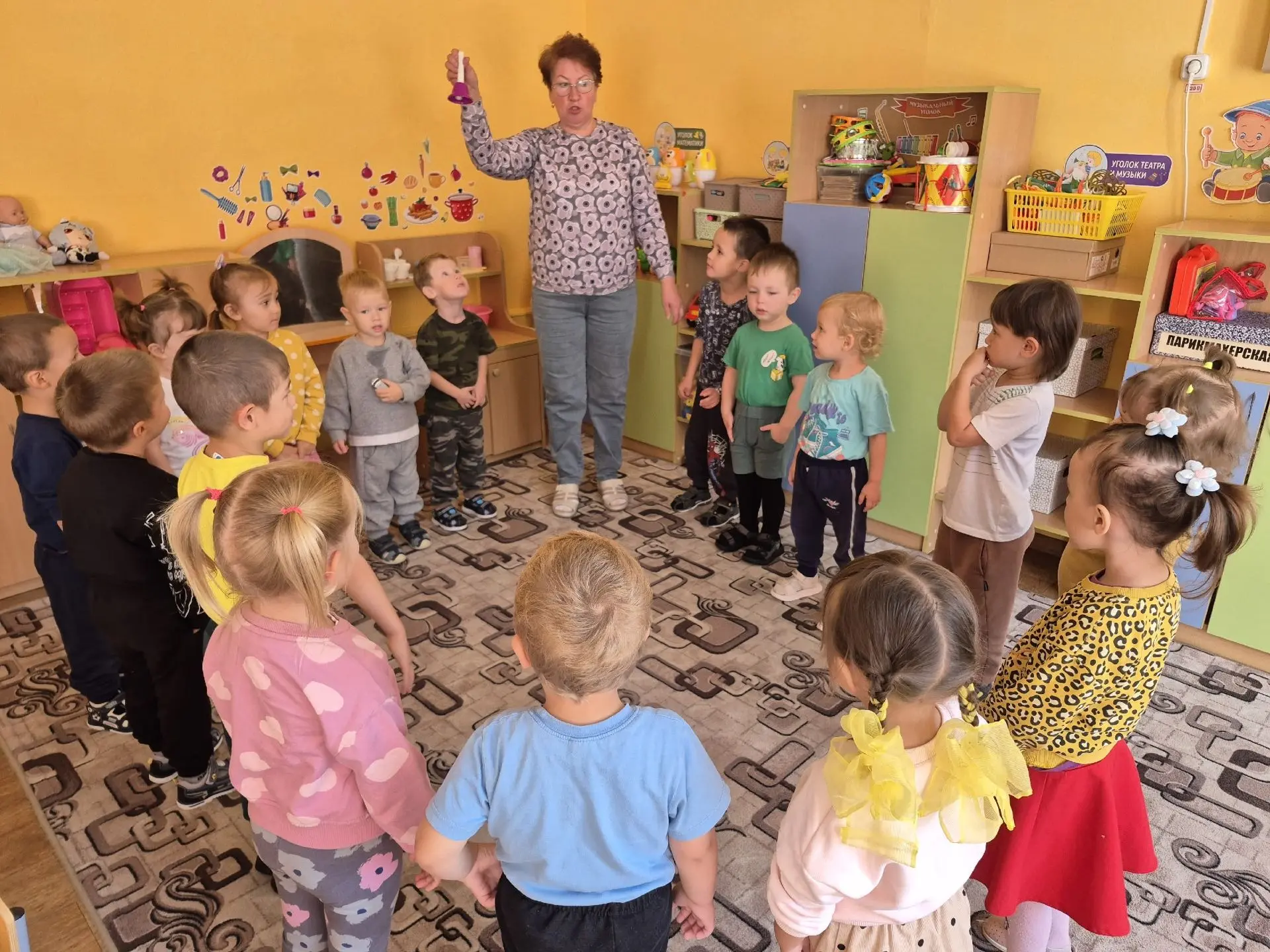🌻В средней группе «Подсолнушек» прозвенел «Колокольчик дружбы»: в рамках проекта «Добр...
