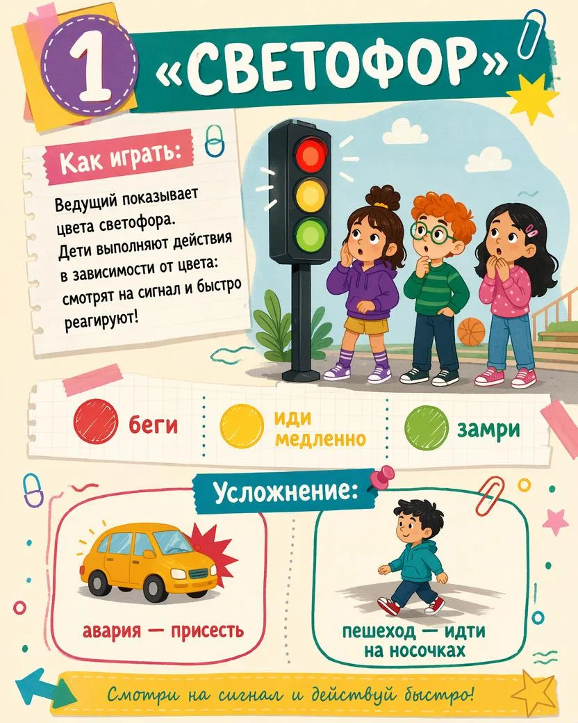 Подвижные игры для школьного лагеря

Игры из карточек помогают организовать детей, вовлечь в активно