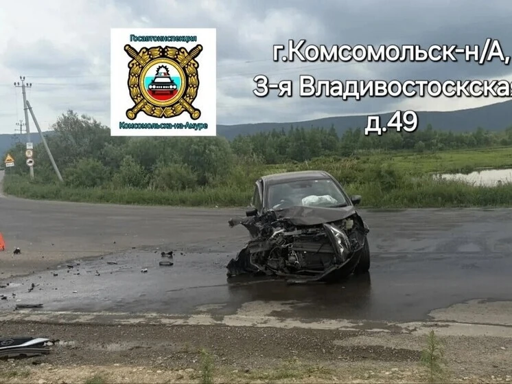 В Комсомольске-на-Амуре «Тойота» вылетела на встречку: женщина в больнице
