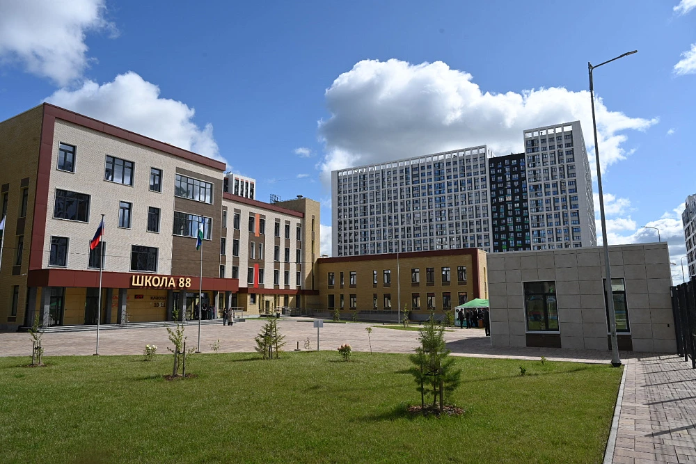 В Уфе открыли новый корпус школы в Глумилино