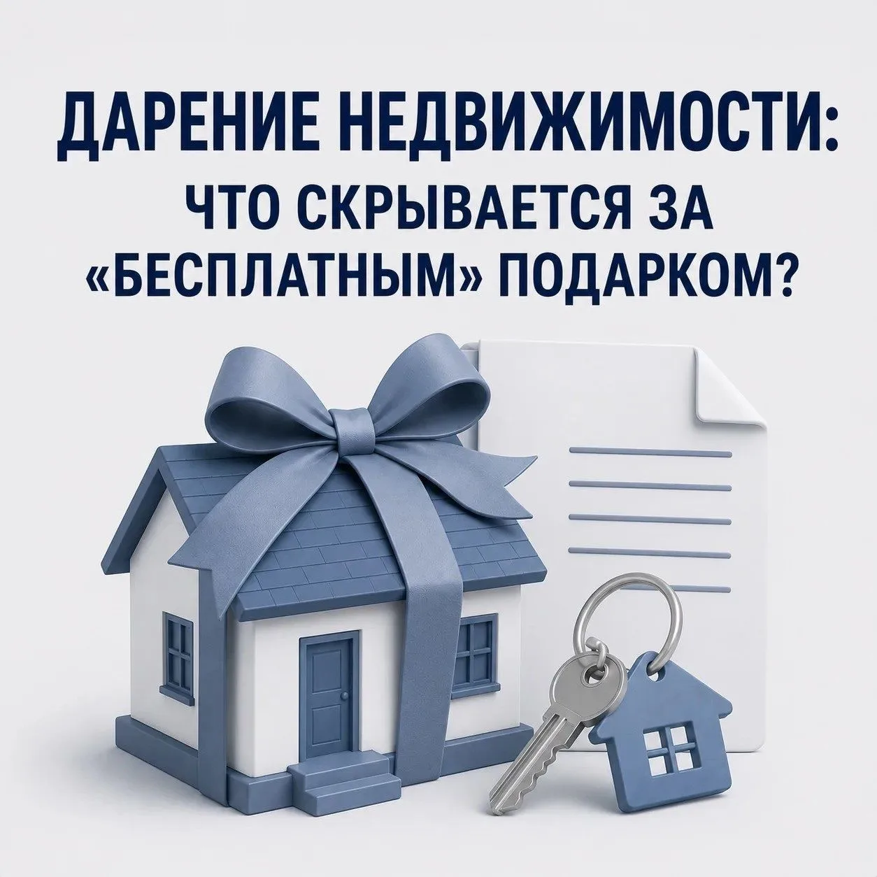 🎁 Дарение недвижимости: что скрывается за «бесплатным» подарком?