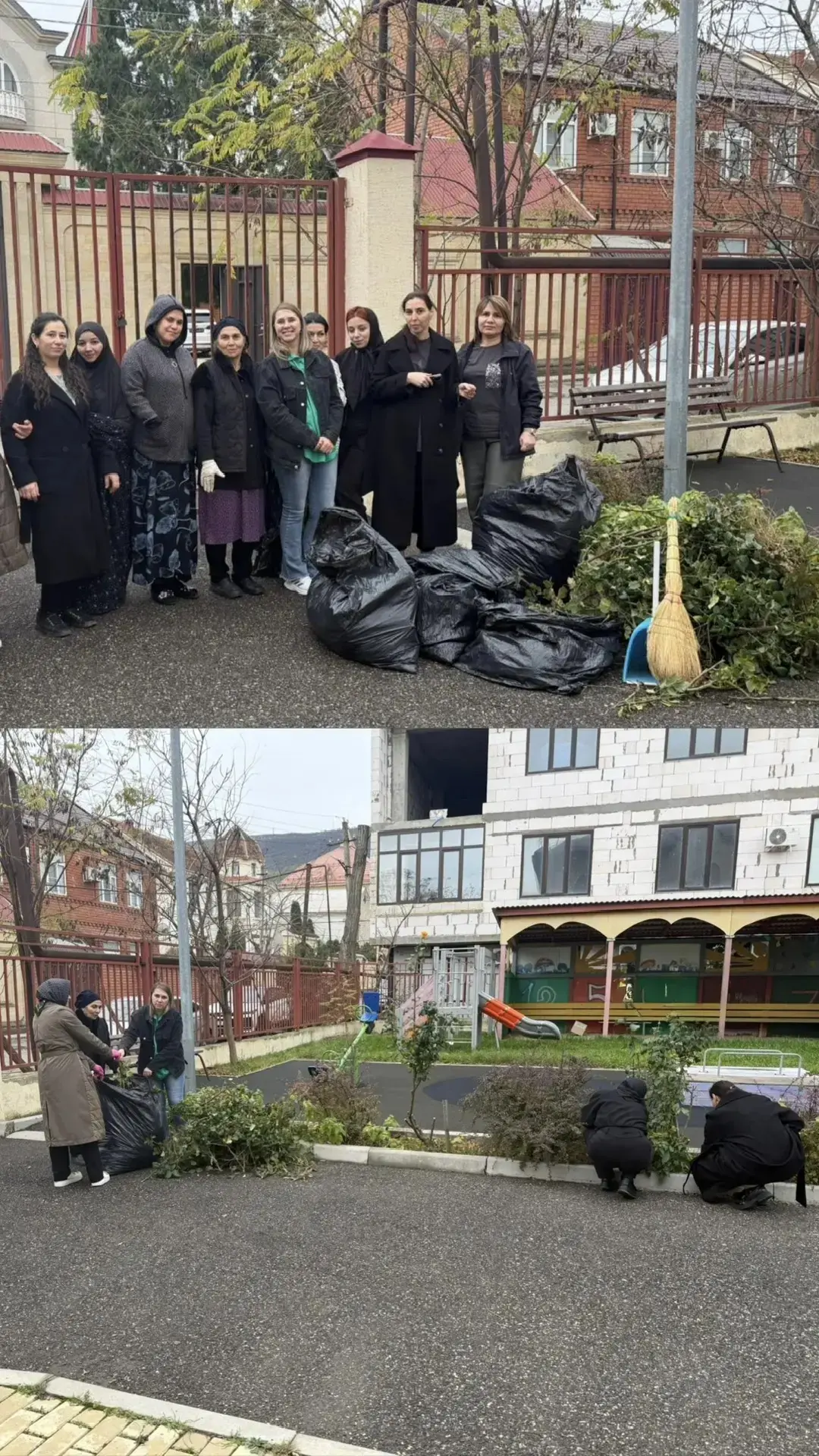 В МБДОУ Детский Ясли сад № 26 прошел субботник по поручению Главы города Д. Салавова!