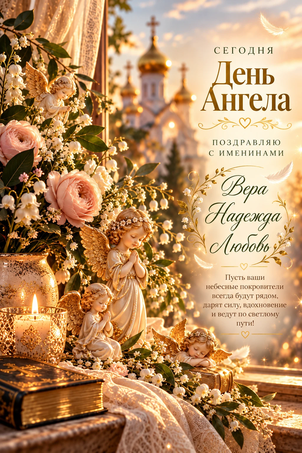 Веры, Надежды, Любови и Софии, с именинами! 💛