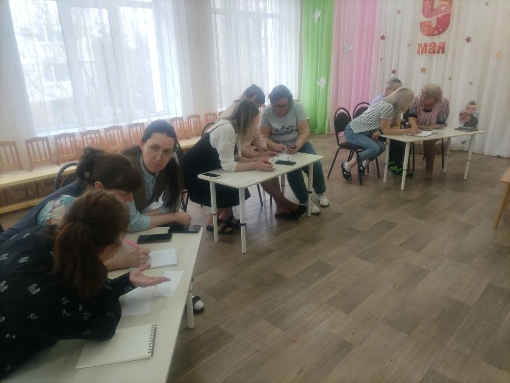 📑5  мая в детском саду прошел педсовет на тему: «Современные подходы к организации реч...