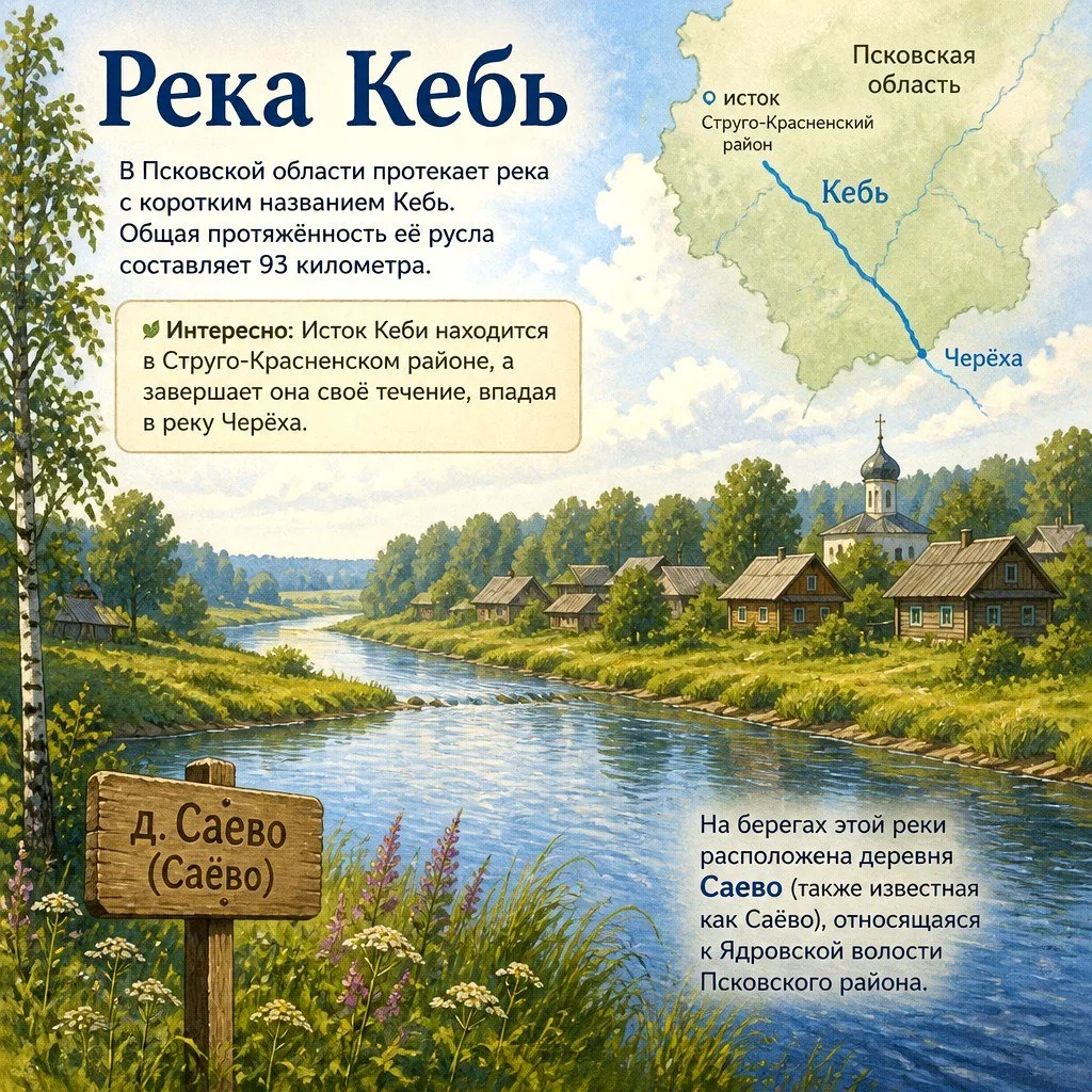 ♦️ Река Кебь