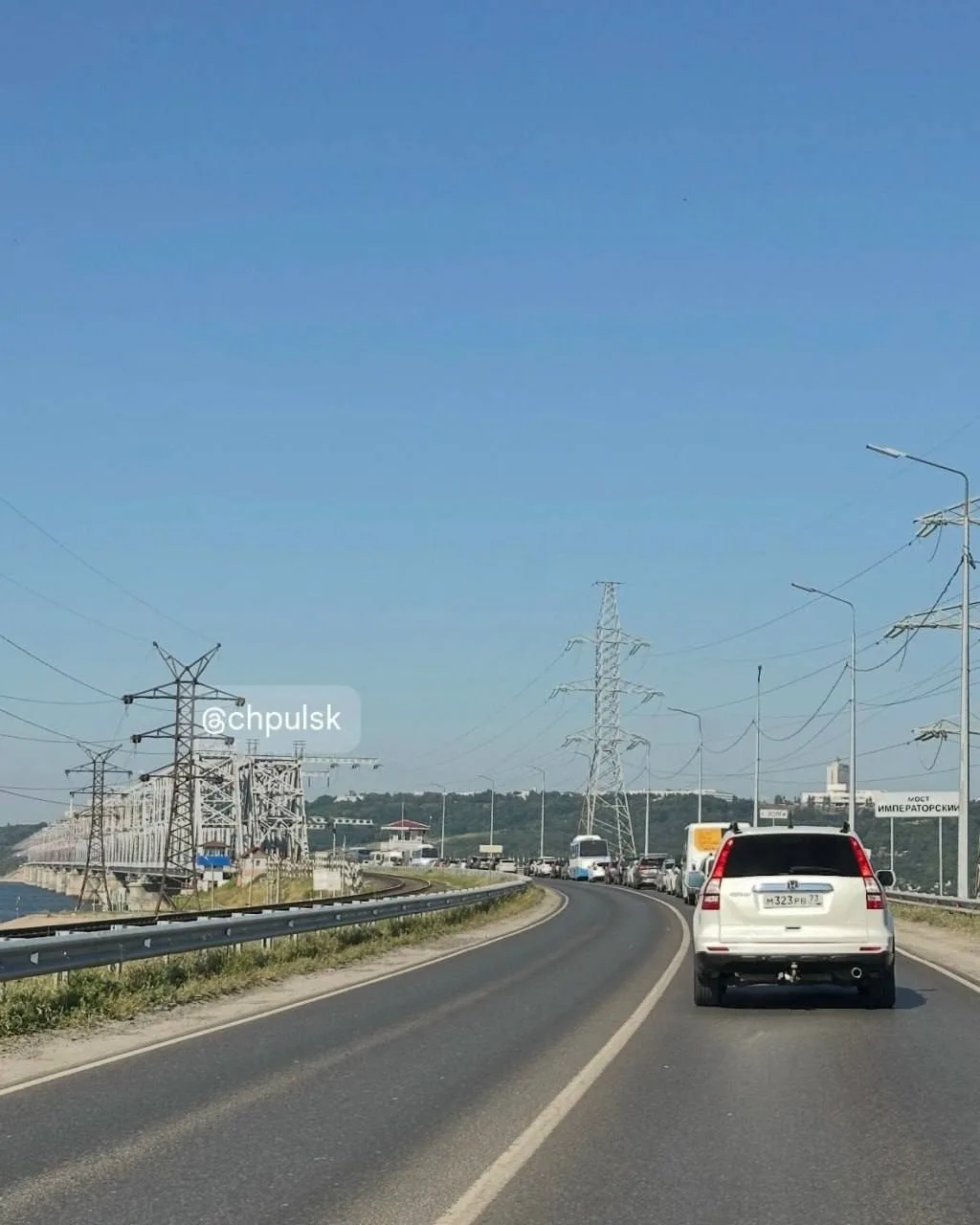 На Императорском мосту в Ульяновске ограничили скорость до 40 км/ч