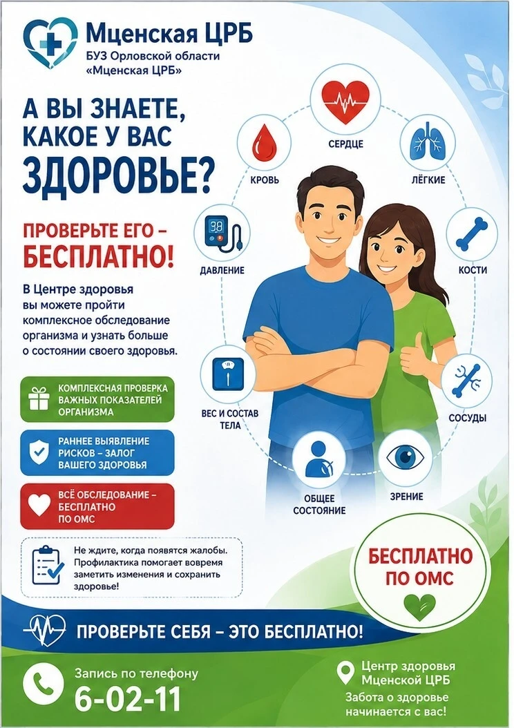 🏥 А вы знаете, как чувствует себя ваше здоровье?