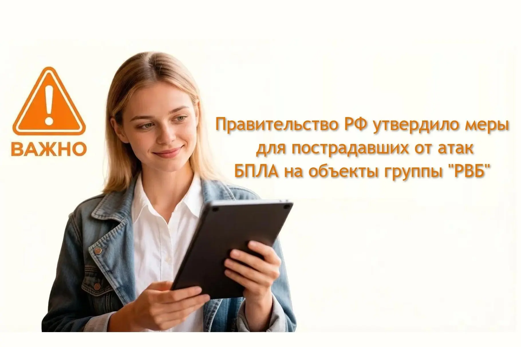 📢 ВАЖНО! Поддержка для пострадавших от атак БПЛА на объекты "РВБ"!
