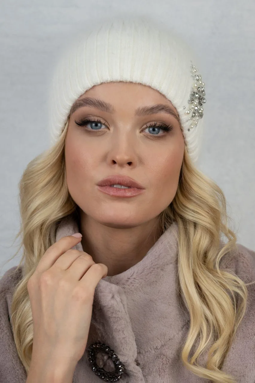 Женская шапка лопатка двойная❤️