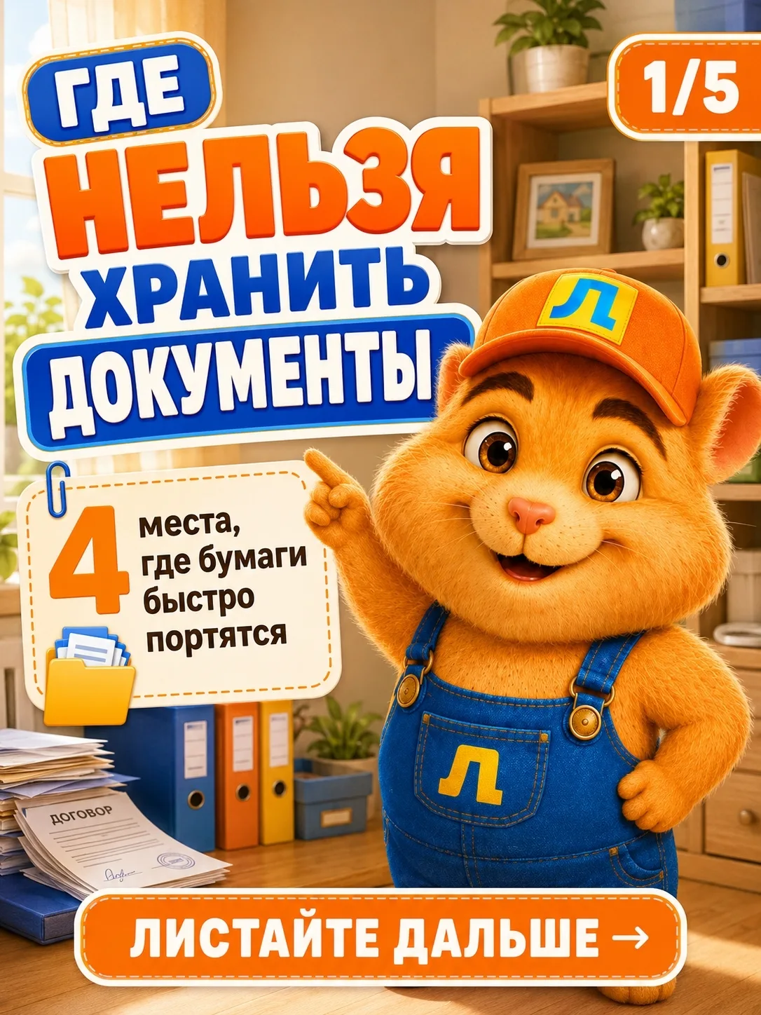 4 МЕСТА, ГДЕ ДОКУМЕНТЫ МЕДЛЕННО ПОРТЯТСЯ

Документы лежат “вроде бы нормально”, а потом в самый нужн