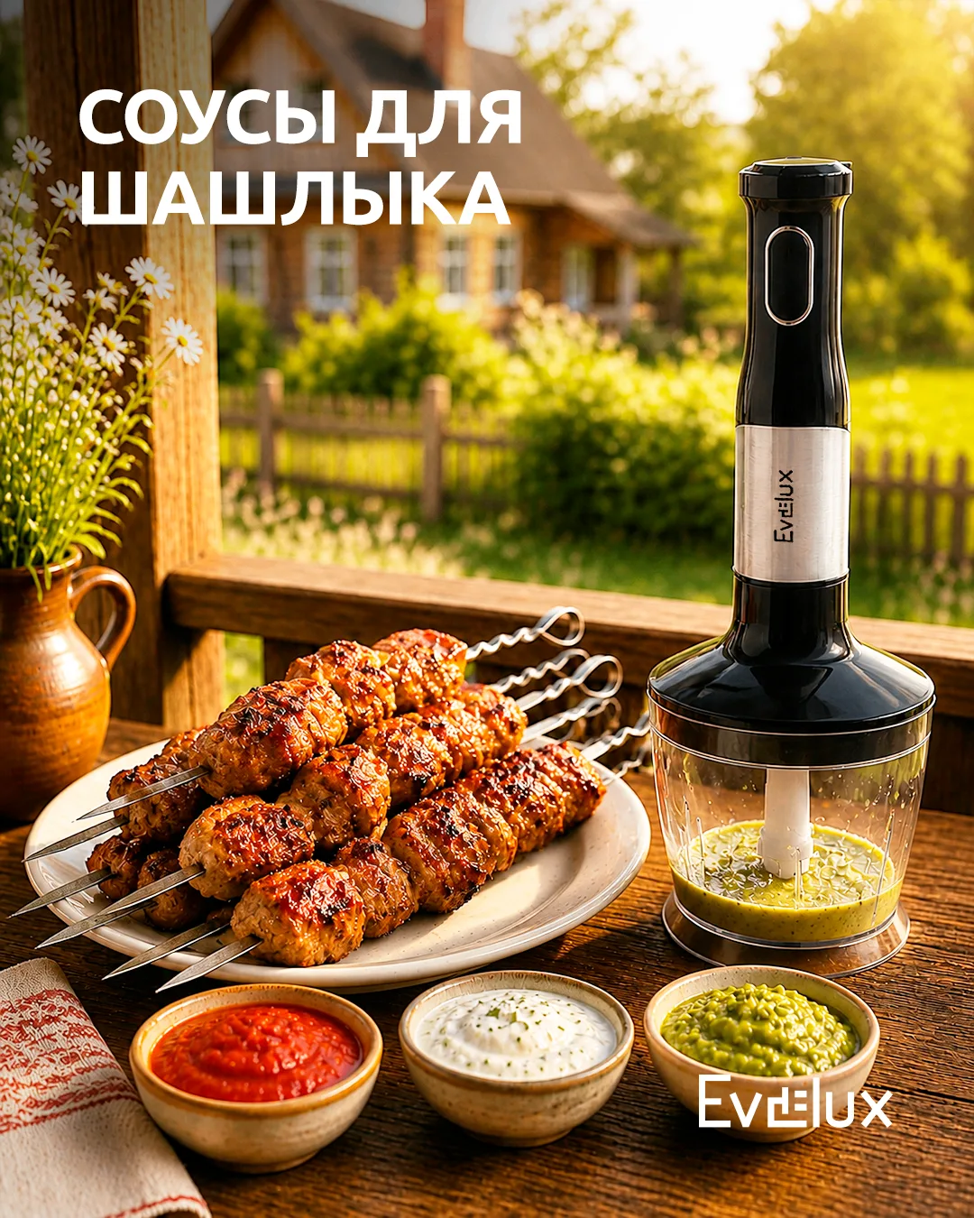 Соусы — это идеальное дополнение к шашлыку, которое придаёт мясу насыщенный и разнообра...