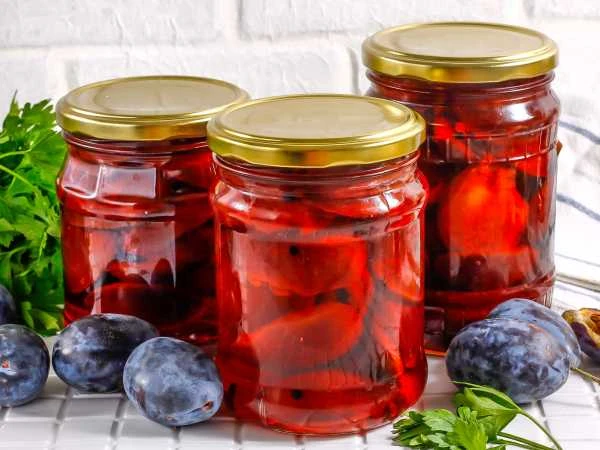 МАРИНОВАННЫЕ СЛИВЫ БЕЗ СТЕРИЛИЗАЦИИ

Ингредиенты
Слива 1 кг
Вода 1,5 л
Соль 2 ст.л.
Уксус 9% 4 ст.л.