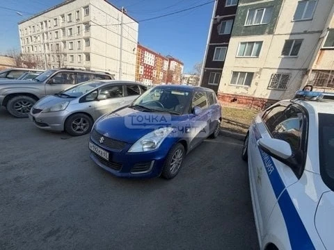 ❗️В Южно-Сахалинске неизвестный столкнулся с Suzuki Swift и скрылся Аварии в областном центре произо