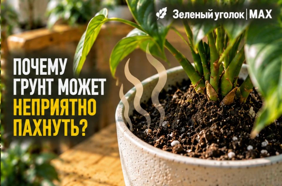 👃 ПОЧЕМУ ГРУНТ МОЖЕТ НЕПРИЯТНО ПАХНУТЬ?