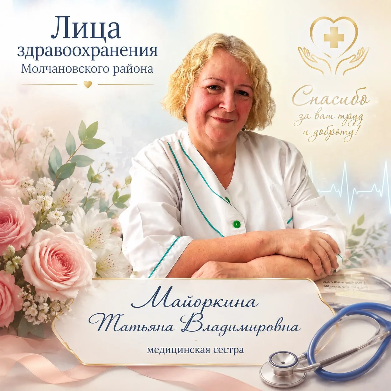 ✨В преддверии Дня медицинского работника мы открываем серию публикаций «Лица здравоохранения Молчано