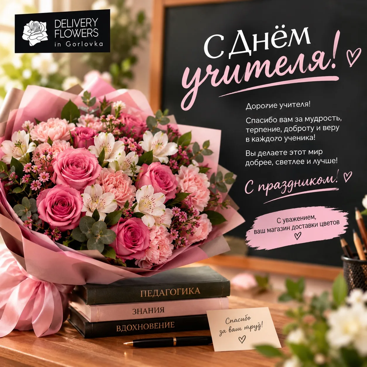 📚🍂 С Днём учителя!